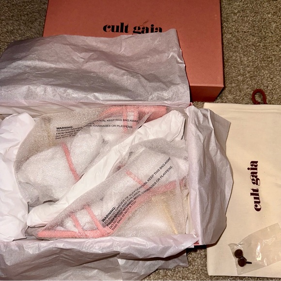 CULT GAIA Lydia Leather Sandals - Picture 7 of 14